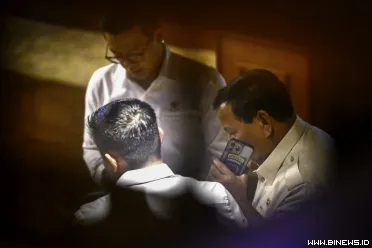 Presiden Republik Indonesia Prabowo Subianto menerima...