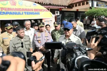 Presiden Prabowo Subianto tiba di Kabupaten Tapanuli...
