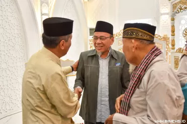 Wawako Maigus Nasir saat menghadiri kegiatan Subuh...