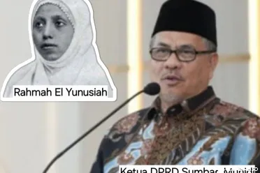 etua DPRD Provinsi Sumatera Barat (Sumbar) Muhidi...