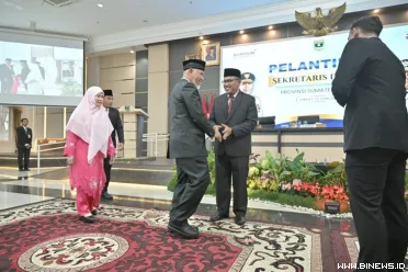 Baru saja resmi dilantik sebagai Sekretaris Daerah Provinsi...