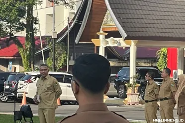 Usai resmi dilantik sebagai Sekretaris Daerah Provinsi...