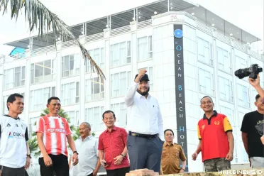 Wali Kota Padang, Fadly Amran, selaku Pembina Utama PSP...