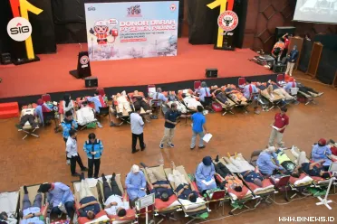 PT Semen Padang kembali menggelar kegiatan donor darah...