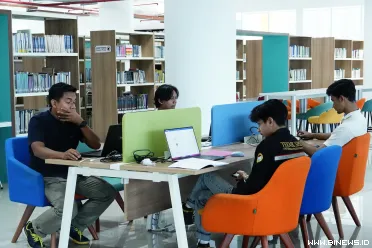 Gedung megah Perpustakaan Universitas Negeri Padang (UNP)...