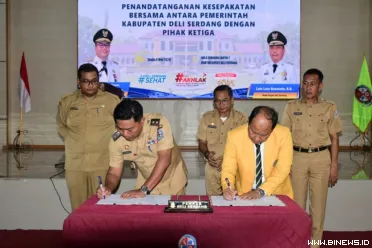 UNP menjalin kerja sama dengan Pemerintah Kabupaten Deli...