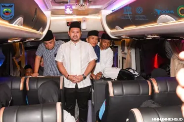 Wakil Wali Kota Sawahlunto, Jeffry Hibatullah, bersama...
