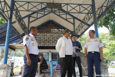 Wali Kota Padang Panjang, Hendri Arnis, melakukan inspeksi...