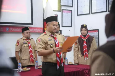 Wakil Wali Kota Sawahlunto, Jeffry Hibatullah, melantik...