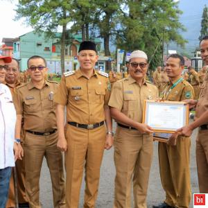 Pemerintah Kabupaten Pasaman melaksanakan Apel Organik yang...